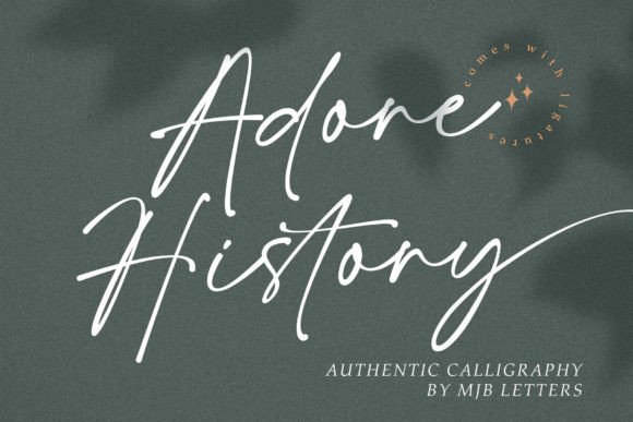 Adore History: The Perfect Handwritten Font for Your Digital Brand
