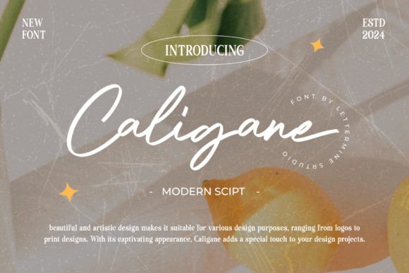 Caligane: The Elegant Script Font for Crafted Projects