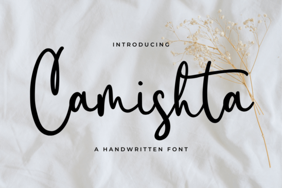 Camishta: A Bold and Elegant Script Font for Creative Branding