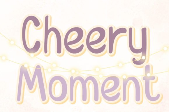 Cheery Moment Font: Adding Personality to Your Small Business Brand