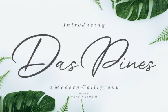 Das Pines: A Script Font for Elegant Campaigns