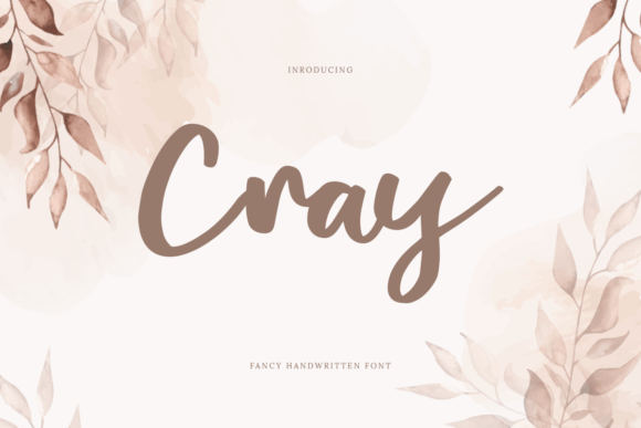 Discover Cray: A Sweet and Cursive Handwritten Font