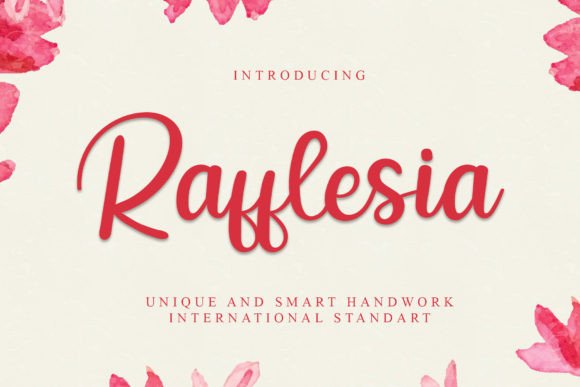 Enhance Your Brand with Rafflesia: A Versatile Script Font