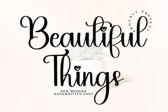 Enhance Your Web Design with Beautiful Things Font