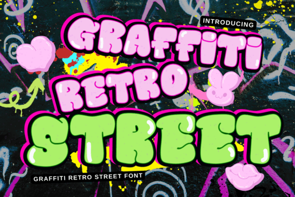 Graffiti Retro Street: A Bold and Creative Web Font