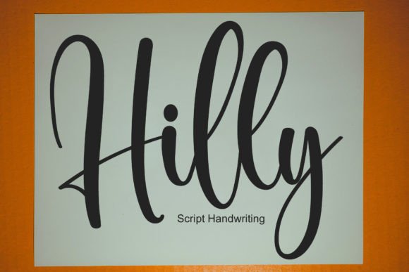 Hilly: A Stylish Handwritten Font for Crafters and Creators