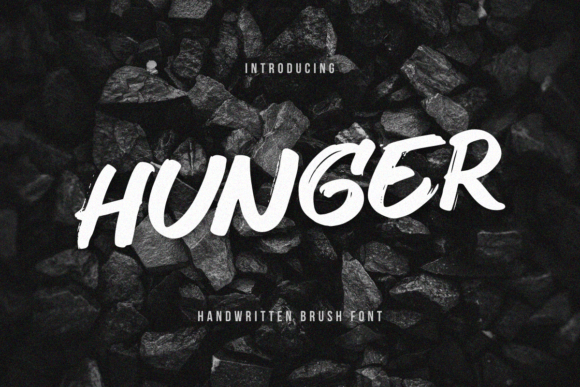 Hunger: A Handwritten Font for Crafters with Heart