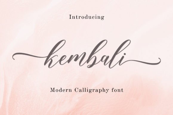 Kembali: A Delicate Script Font for Elegant Web Design