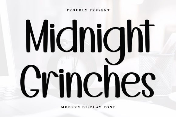 Midnight Grinches: A Handwritten Font for Creative Makers