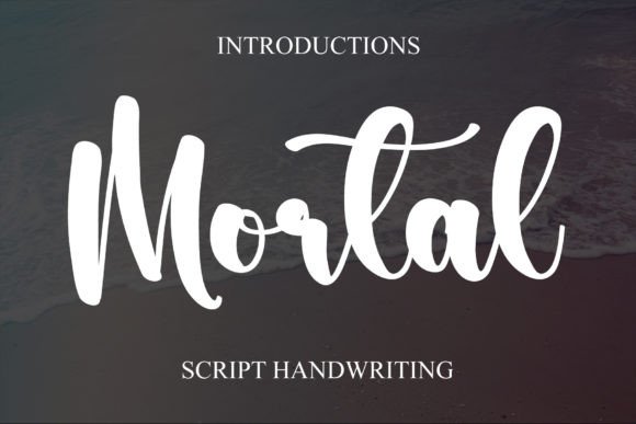 Mortal: A Script Font Designed for Capturing Attention