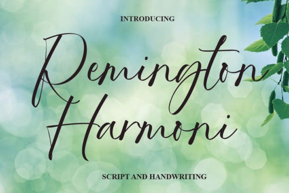 Remington Harmoni: A Serene Script for Modern Branding
