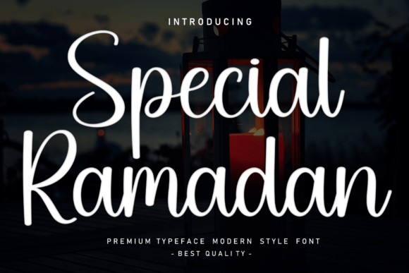 Special Ramadan: A Handwritten Font for Elegant Digital Experiences