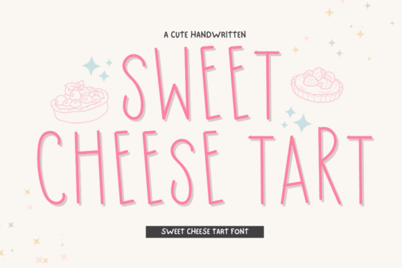 Sweet Cheese Tart: A Premium Handwritten Font for Digital Brands