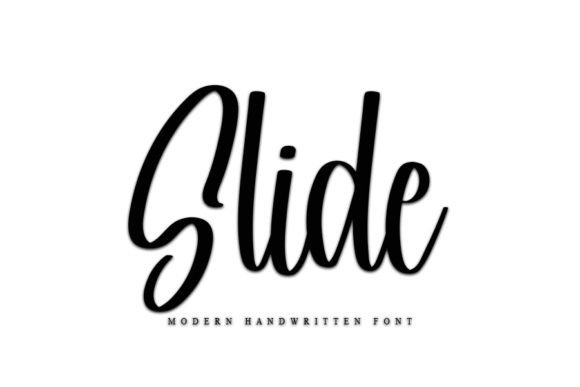 The Elegance of Slide: A Script Font for Editorial Grace