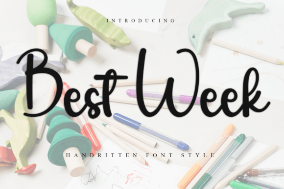 Transform Your Brand with Best Week Font