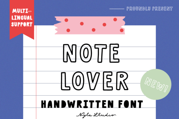 Transform Your Brand with Note Lover: A Playful Handwritten Font