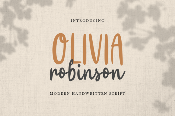 Transform Your Brand with Olivia Robinson: A Versatile Script Font