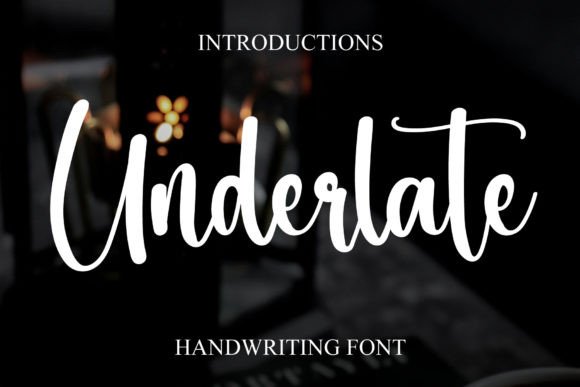 Transform Your Brand with Underlate: A Bold and Vibrant Font