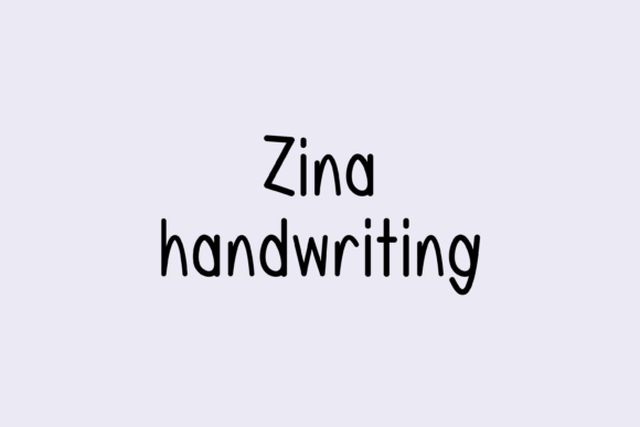 Zina Font: The Handwritten Typeface for Clearer Campaign Messages
